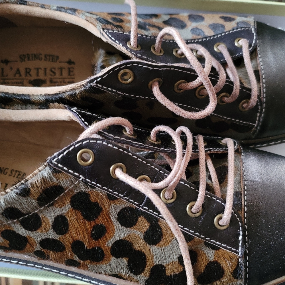L'Artiste Oxford Leopard Calf